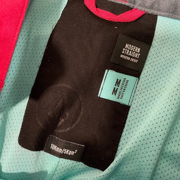 Volcom Women's Transfer Snow Pant Straight Leg Dark Pink Medium Ski Snowboard - Picture 8 of 11